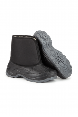 Ботинки зимние утепленные с накладкой ТЭП цвет черный