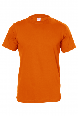 Футболка мужская с коротким рукавом цвет оранжевый 